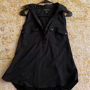 Rock & Republic Black Racer Back Tank